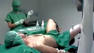 fetish Penis needling in clinic 
