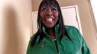 amateur African MILF in Amateur Interracial Casting Sex Tape big tits
